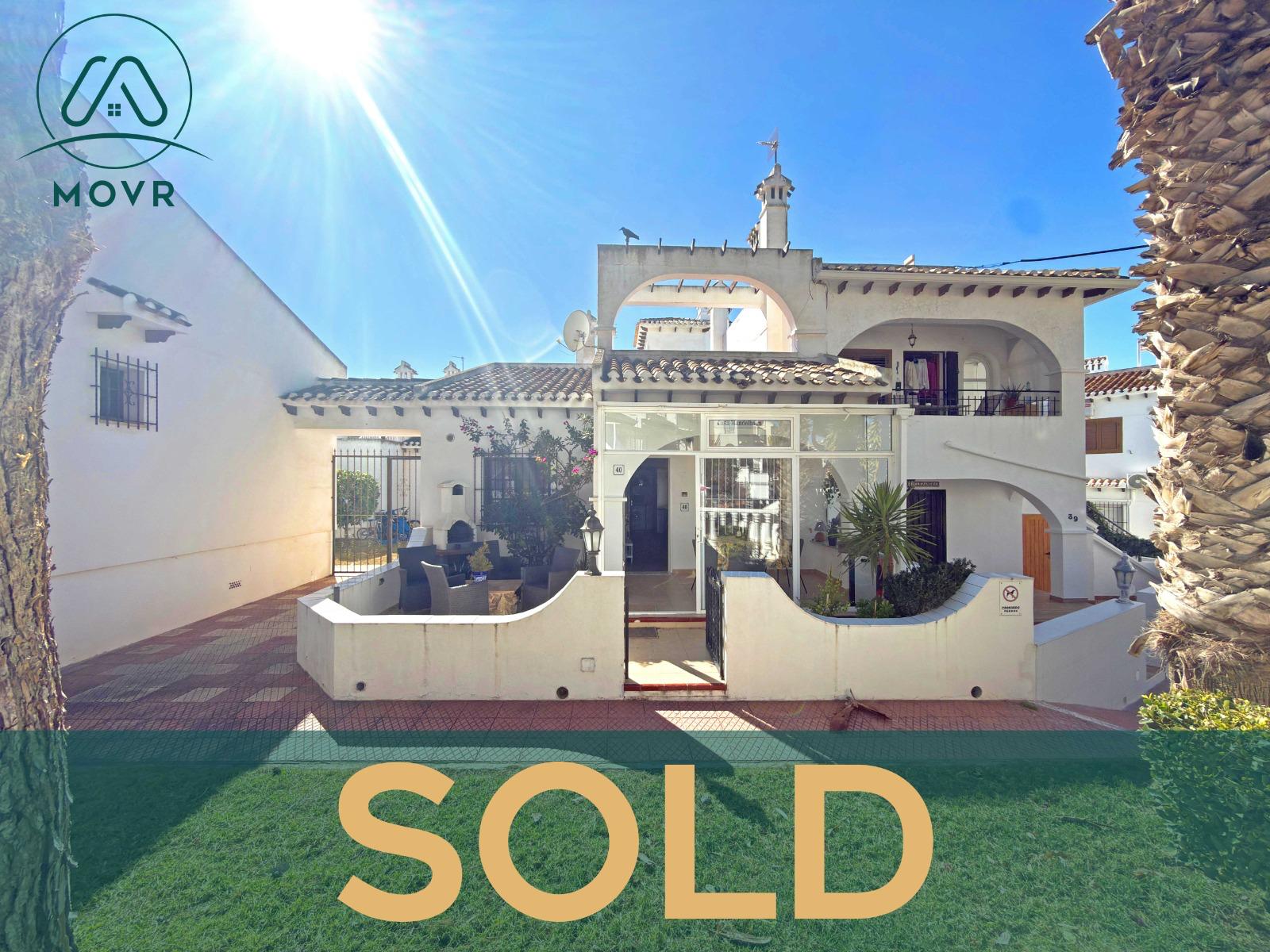 Semi-detached home with terrace and garden previously sold by MOVR in Torrevieja