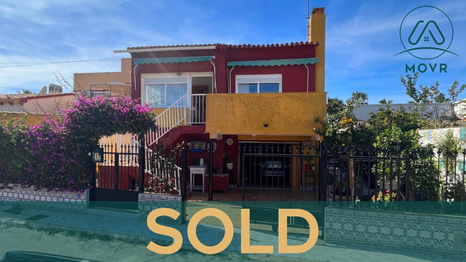 Two-storey townhouse with garden previously sold by MOVR in Torrevieja