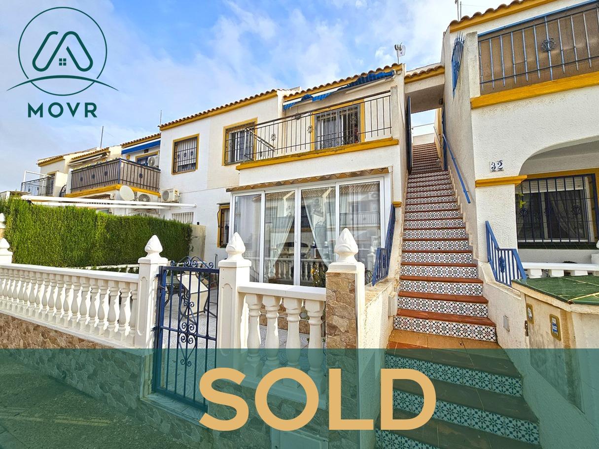 Townhouse with a glazed terrace and tiled staircase previously sold by MOVR in Orihuela Costa
