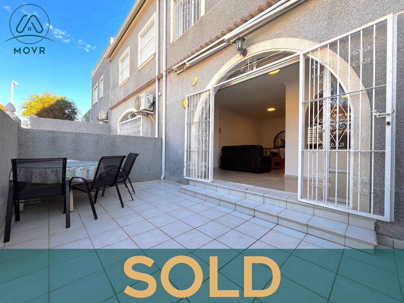 Ground-floor apartment with private terrace previously sold by MOVR in Torrevieja