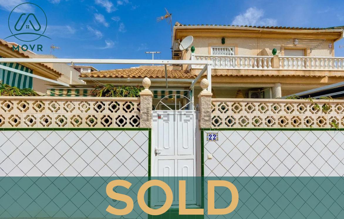 Townhouse with gated frontage previously sold by MOVR in Torrevieja